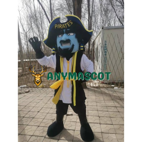 Deluxe Pirate Captain Mascot Costume