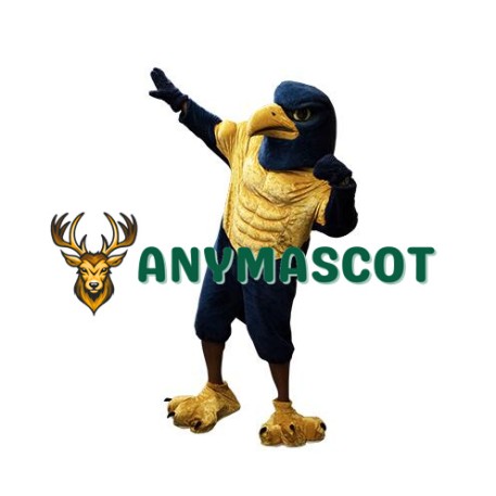 Fierce Black Falcon Mascot Costume