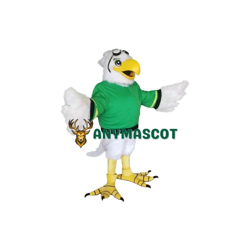 White Eagle Hawk Mascot Costume