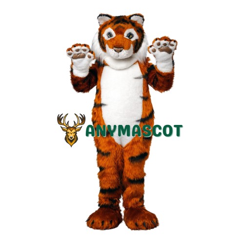 Friendly Realistic Lightweight Tiger Mascot Costume