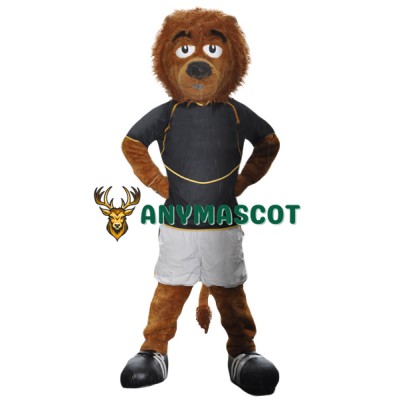 Friendly Sport Lion Mascot Costume