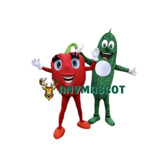 Red Chili Peppers Mascot Costume