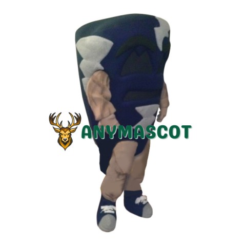  Blue Tornado Mascot Costume