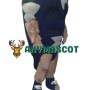  Blue Tornado Mascot Costume