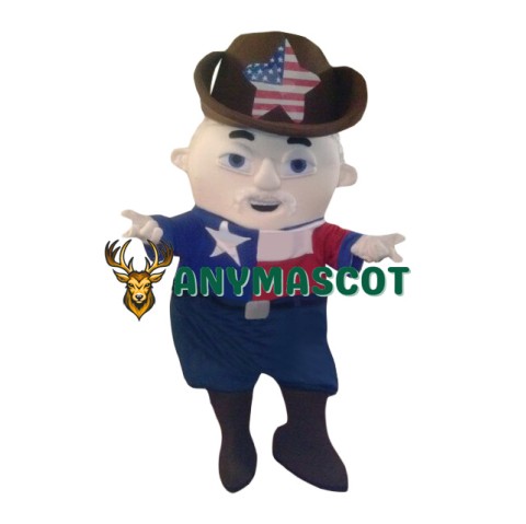 American Cowboy Mascot Costume