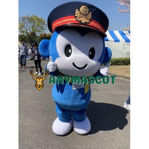 Blue Lightweight Monkey Mascot Costume