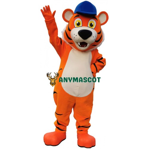 Happy Little Tiger Mascot Costume