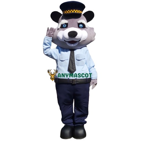 Police Raccoon Mascot Costume