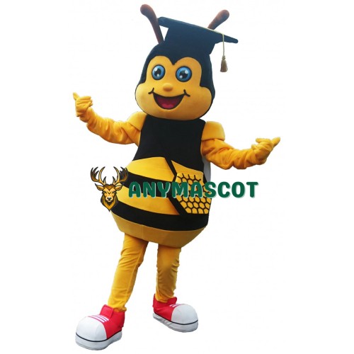 Learned Bee Mascot Costume