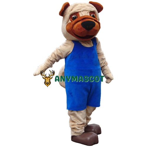 Sport Dog Pug Mascot Costume