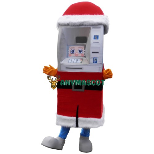 Christmas ATM Mascot Costume