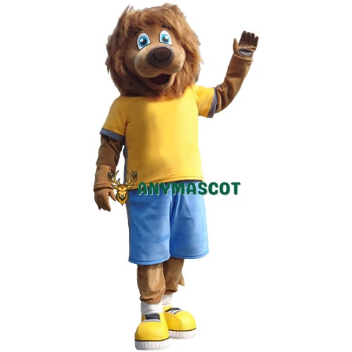 Sport Realistic Lion Mascot Costume