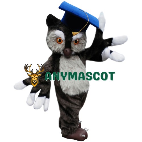 Learned Realistic Owl Mascot Costume