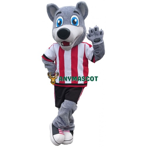 Friendly Sport Lightweight Wolf Mascot Costume