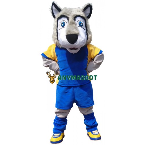 College Sport Lightweight Wolf Mascot Costume