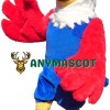 White Red Lightweight Eagle Mascot Costume