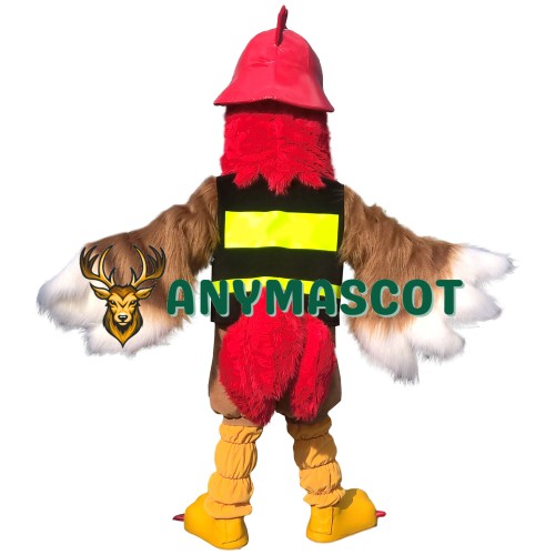 Superb Realistic Rooster Mascot Costume