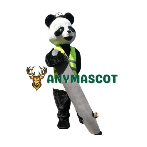 Sport Realistic Panda Mascot Costume