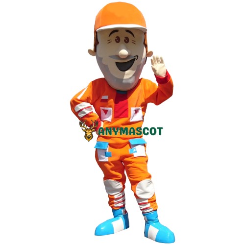 Happy Racer Mascot Costume