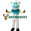 White Blue Monkey Mascot Costume