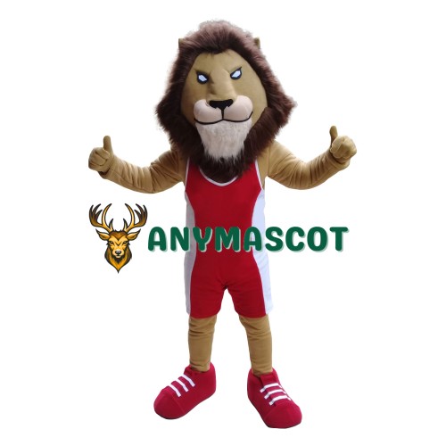 Fierce Sport Lion Mascot Costume