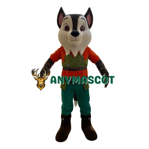 Lovely Realistic Husky Dog Mascot Costume