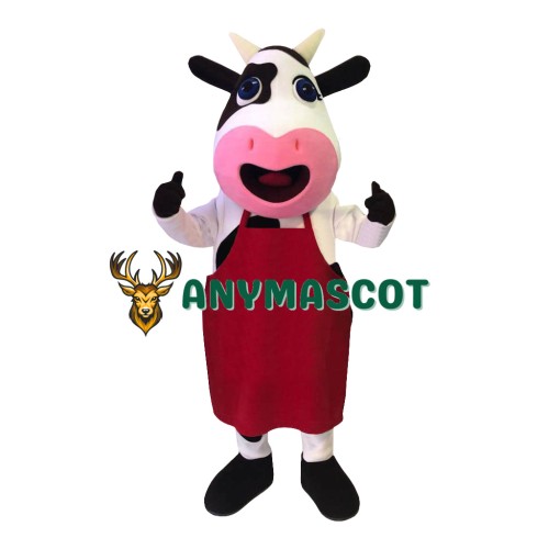 Lovely Realistic Cow Mascot Costume