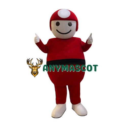 Red Wifi Mascot Costume