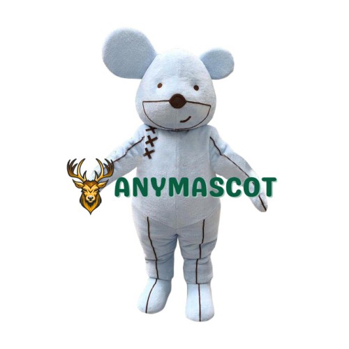 Lovely Lightweight Grey Mouse Mascot Costume