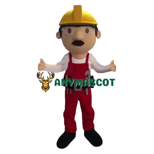 Construction Engineer Mascot Costume
