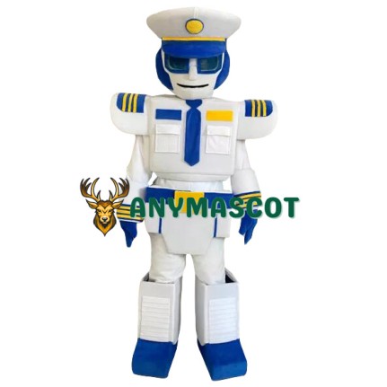 Fierce Lightweight Blue Bear Mascot Costume