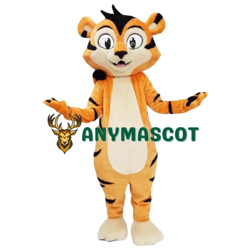 Happy Little Tiger Boy Mascot Costume