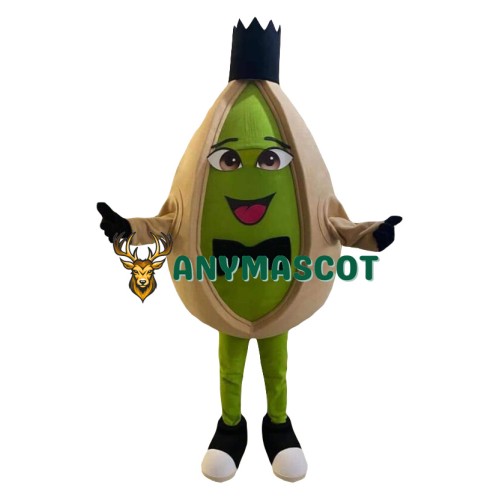 Happy Lightweight Pistachio Mascot Costume