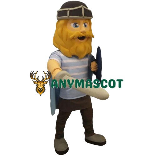 Handsome Warrior Mascot Costume