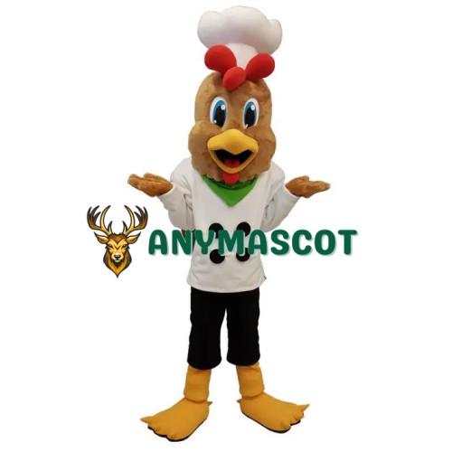 Chef Rooster Mascot Costume