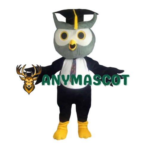 Knowledgeable Owl Mascot Costume