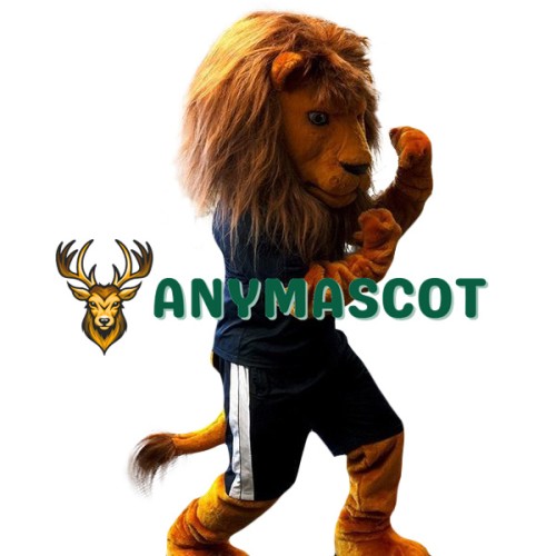 School Sport Realistic Lightweight Lion Mascot Costume