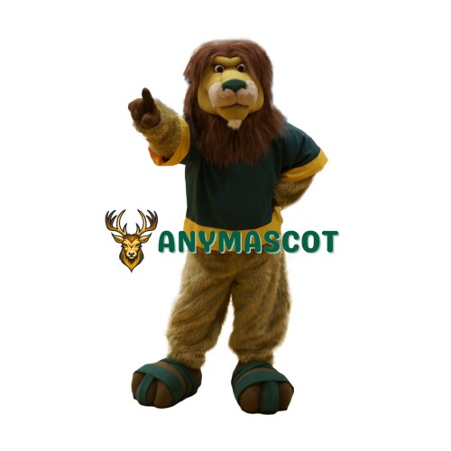 Handsome Realistic Lightweight Lion Mascot Costume