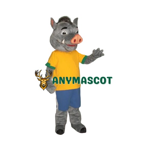 Sport Realistic Wild Boar Mascot Costume