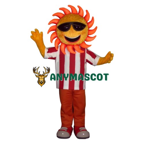 Happy Sun Boy Mascot Costume