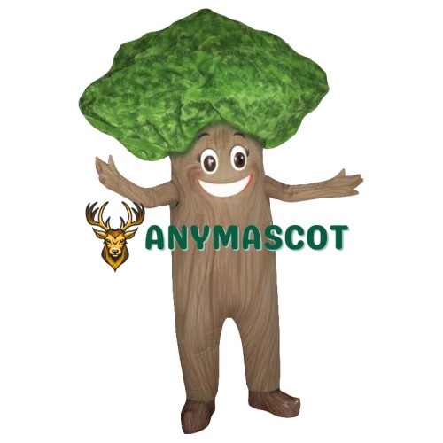 Happy Realistic Tree Mascot Costume