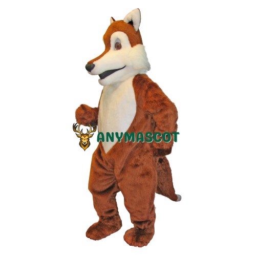 Friendly Lightweight Realistic Fox Mascot Costume