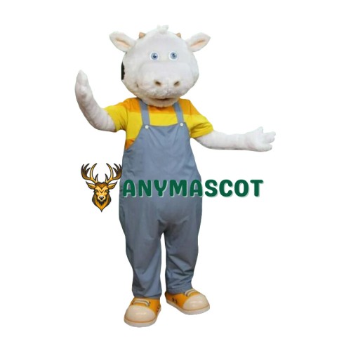 Friendly Realistic Lightweight Bull Mascot Costume