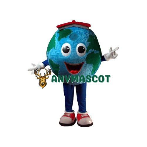 Happy Realistic Lightweight Earth Mascot Costume