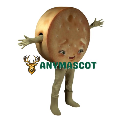 Realistic Lightweight Round Bread Mascot Costume
