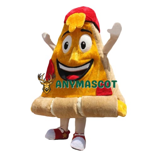 Friendly Realistic Lightweight Pizza Mascot Costume