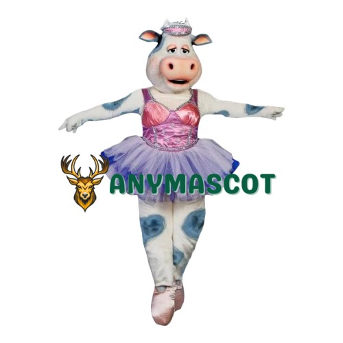 Friendly Lightweight Dancning Cow Mascot Costume
