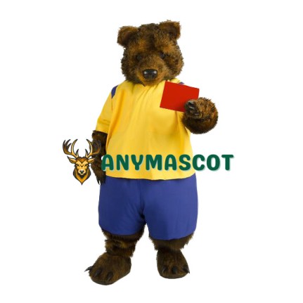 Friendly Realistic Lightweight Bear Mascot Costume