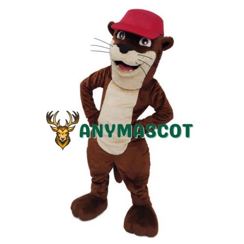 Friendly Lightweight Otter Mascot Costume
