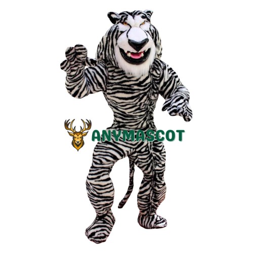 Superb  Lightweight White Tiger Mascot Costume